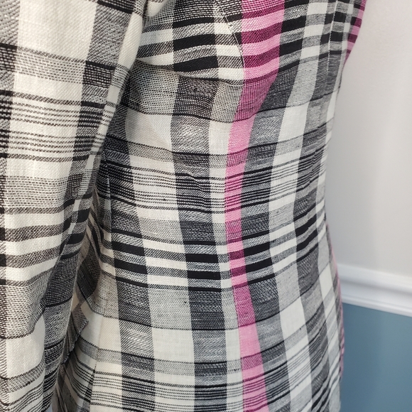 Vintage plaid blazer - Picture 4 of 9